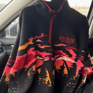 Netflix Stranger Things Black and Red Sweatshirt